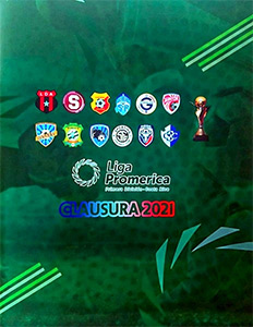 Album Liga Promerica. Primera Division - Costa Rica. Clausaura 2021