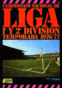 Album Campeonato Nacional de Liga 1ª y 2ª Division Temporada 1976-1977
