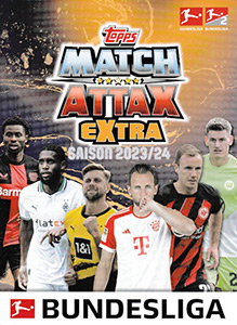 Album German Fussball Bundesliga 2023-2024. Match Attax Extra
