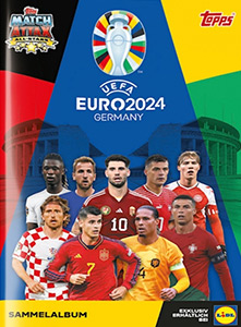 Album Euro 2024 Match Attax All Stars Lidl. German version
