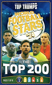 Album World Football Stars 2024. The Top 200. Pack 1 of 6
