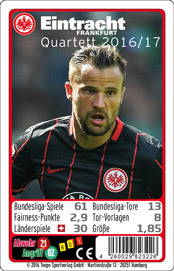 Album Eintracht Frankfurt Quartett 2016-2017
