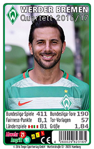 Album SV Werder Bremen Quartett 2016-2017
