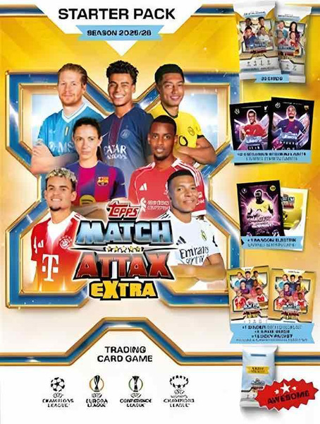 Album UEFA Champions League & Europa League 2025-2026. Match Attax Extra
