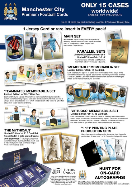 Album UNIQUE Manchester City 2015

