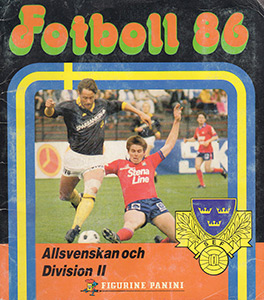 Album Fotboll 86. Allsvenskan och Division 2