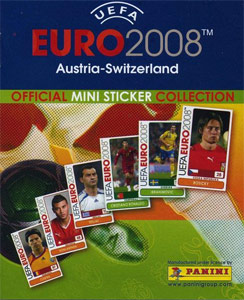 Album UEFA Euro Austria-Switzerland 2008. Mini Sticker Collection