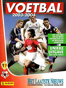 Album Voetbal Belgium 2003-2004