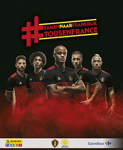 Album Belgian Red Devils 2016 #Tousenfrance