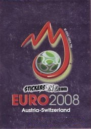 Sticker Official Logo - UEFA Euro Austria-Switzerland 2008 n. 4 - Panini