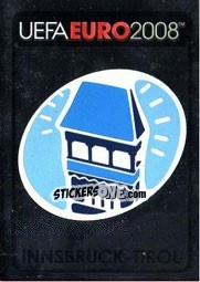 Sticker Innsbruck - Tirol - UEFA Euro Austria-Switzerland 2008 n. 7 - Panini