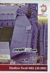 Figurina Innsbruck-Tirol - Stadion Tivoli NEU - UEFA Euro Austria-Switzerland 2008 - Panini