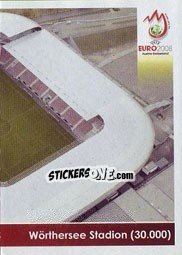 Sticker Klagenfurt - Wörthersee Stadion - UEFA Euro Austria-Switzerland 2008 n. 27 - Panini
