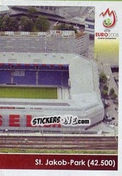 Sticker Basel - St. Jakob-Park - UEFA Euro Austria-Switzerland 2008 - Panini