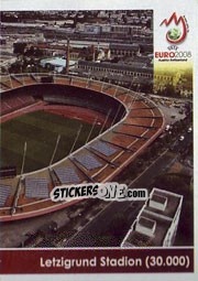 Sticker Zürich - Letzigrund Stadion - UEFA Euro Austria-Switzerland 2008 - Panini