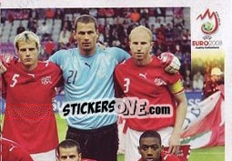 Sticker Team Photo - UEFA Euro Austria-Switzerland 2008 - Panini