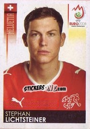 Sticker Stephan Lichtsteiner - UEFA Euro Austria-Switzerland 2008 n. 57 - Panini