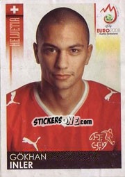 Sticker Gökhan Inler - UEFA Euro Austria-Switzerland 2008 n. 63 - Panini