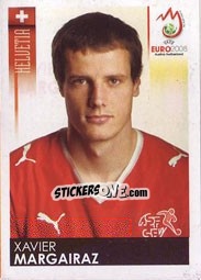 Sticker Xavier Margairaz - UEFA Euro Austria-Switzerland 2008 n. 66 - Panini