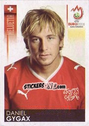 Sticker Daniel Gygax - UEFA Euro Austria-Switzerland 2008 n. 67 - Panini
