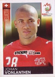 Cromo Johan Vonlanthen - UEFA Euro Austria-Switzerland 2008 - Panini