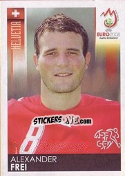 Sticker Alexander Frei - UEFA Euro Austria-Switzerland 2008 n. 69 - Panini