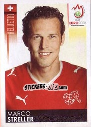 Sticker Marco Streller - UEFA Euro Austria-Switzerland 2008 n. 70 - Panini