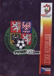 Sticker Team Emblem - UEFA Euro Austria-Switzerland 2008 n. 77 - Panini