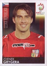 Sticker Zdenek Grygera - UEFA Euro Austria-Switzerland 2008 n. 79 - Panini