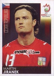 Sticker Martin Jiranek - UEFA Euro Austria-Switzerland 2008 n. 80 - Panini