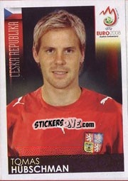 Sticker Tomas Hübschman - UEFA Euro Austria-Switzerland 2008 n. 81 - Panini