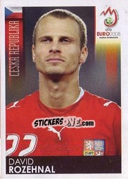 Sticker David Rozehnal - UEFA Euro Austria-Switzerland 2008 n. 83 - Panini