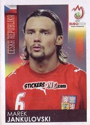Sticker Marek Jankulovski - UEFA Euro Austria-Switzerland 2008 - Panini