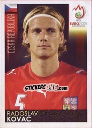 Sticker Radoslav Kovac - UEFA Euro Austria-Switzerland 2008 n. 85 - Panini