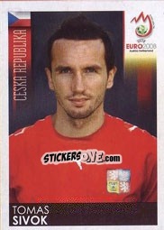 Sticker Tomas Sivok - UEFA Euro Austria-Switzerland 2008 n. 87 - Panini