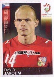 Sticker David Jarolim - UEFA Euro Austria-Switzerland 2008 - Panini