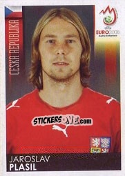 Cromo Jaroslav Plasil - UEFA Euro Austria-Switzerland 2008 - Panini