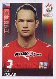 Sticker Jan Polak - UEFA Euro Austria-Switzerland 2008 n. 90 - Panini