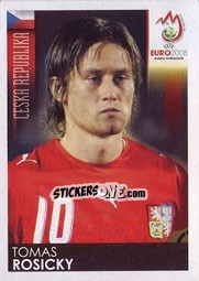 Sticker Tomas Rosicky - UEFA Euro Austria-Switzerland 2008 n. 91 - Panini