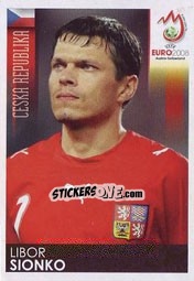 Sticker Libor Sionko - UEFA Euro Austria-Switzerland 2008 n. 93 - Panini