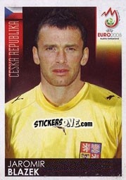 Sticker Jaromir Blazek - UEFA Euro Austria-Switzerland 2008 n. 97 - Panini