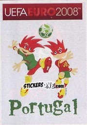 Sticker Official Mascots - UEFA Euro Austria-Switzerland 2008 - Panini