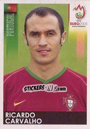 Sticker Ricardo Carvalho - UEFA Euro Austria-Switzerland 2008 n. 105 - Panini