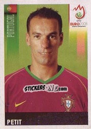 Sticker Petit - UEFA Euro Austria-Switzerland 2008 - Panini