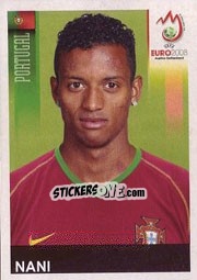 Sticker Nani - UEFA Euro Austria-Switzerland 2008 n. 117 - Panini