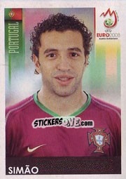 Sticker Simão - UEFA Euro Austria-Switzerland 2008 n. 119 - Panini