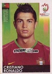 Sticker Cristiano Ronaldo - UEFA Euro Austria-Switzerland 2008 n. 120 - Panini