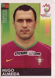 Sticker Hugo Almeida - UEFA Euro Austria-Switzerland 2008 n. 121 - Panini