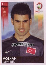 Sticker Volkan Demirel - UEFA Euro Austria-Switzerland 2008 - Panini