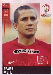 Figurina Emre Asik - UEFA Euro Austria-Switzerland 2008 n. 133 - Panini